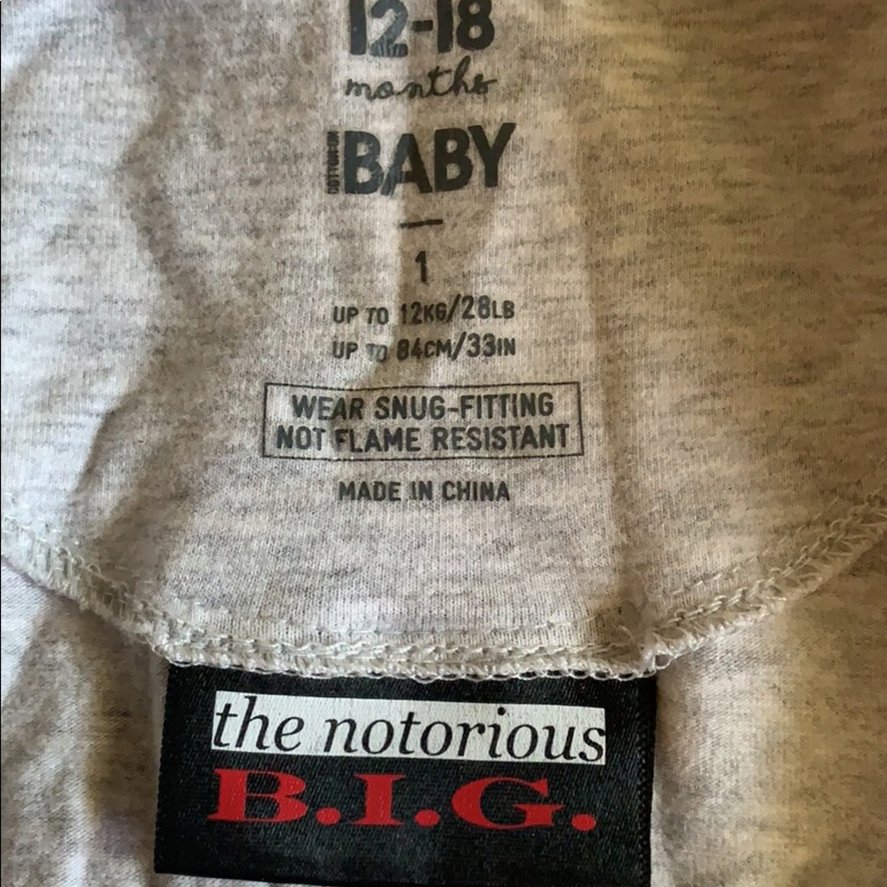 Notorious BIG baby onsie - Picture 3 of 4